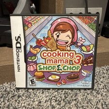 Cooking Mama 3: Shop & Chop (Nintendo DS, 2009) CIB. TESTED.