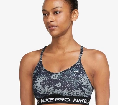 NIKE PRO DRI FIT INDY FLORAL SPORT TRAINING BH DAMEN GRÖSSE LARGE DM0568-041 - Bild 1 von 4