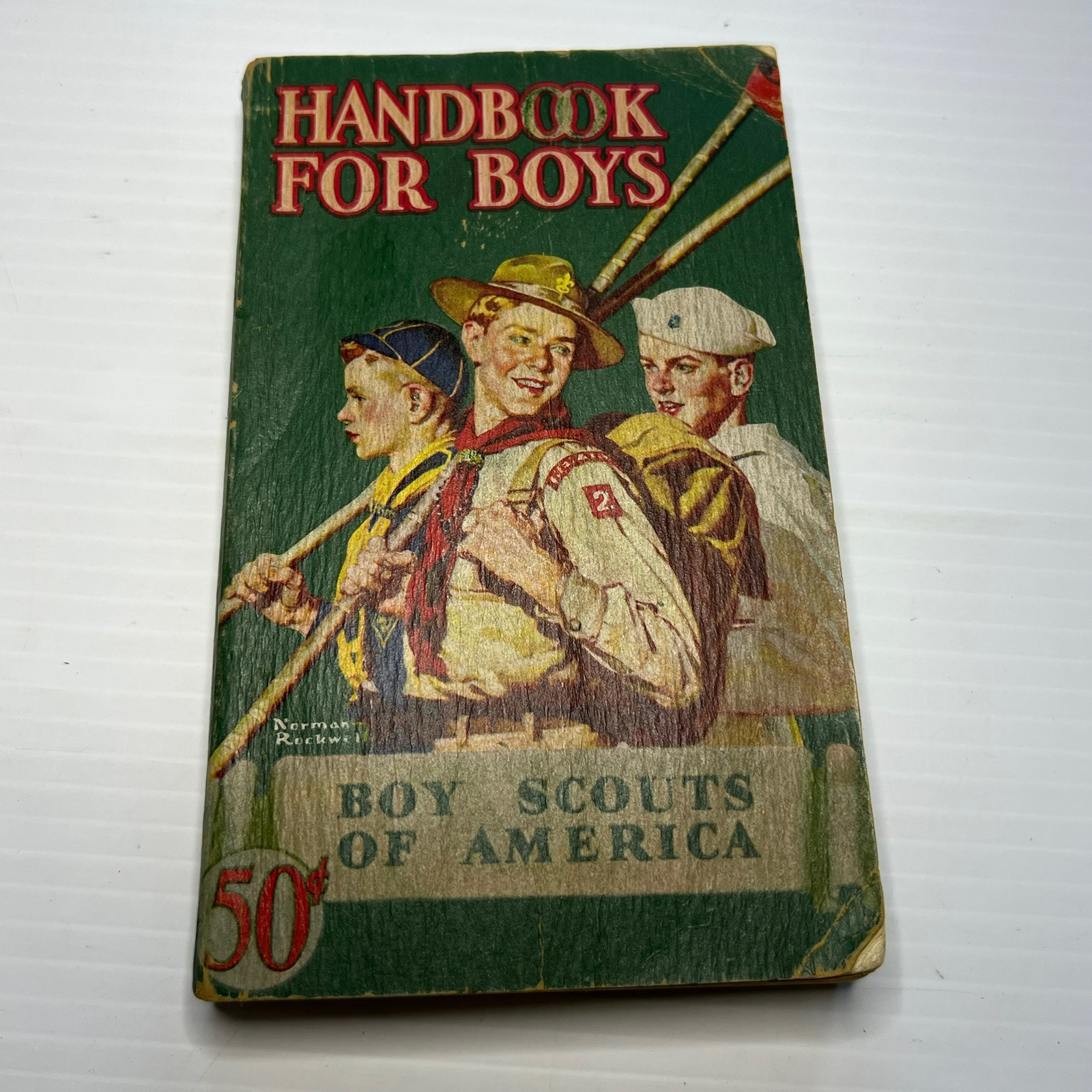 BSA Revised Handbook for Boys 39th Printing June 1946 Paperback BO-299