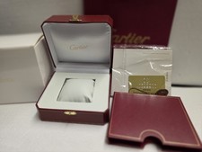 Cartier Watch Box Complete Set With Warrantv Card Holder & Original Packaging