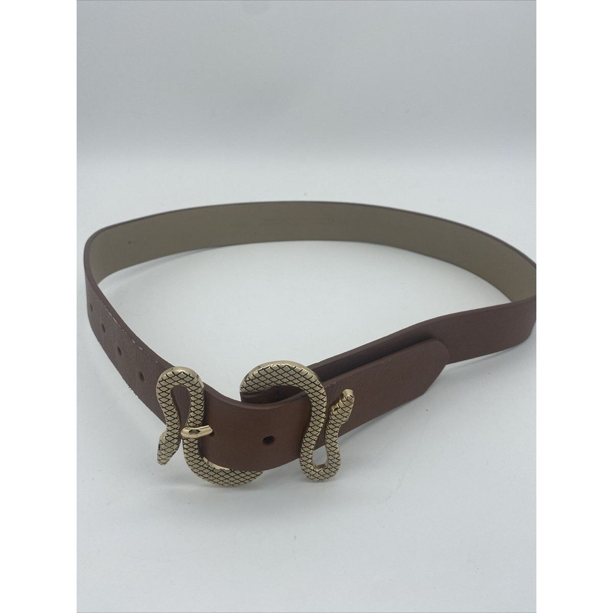 Express snake buckle belt Snake Skin Pattern Top Grain Leather Belt - Western Express main image 2