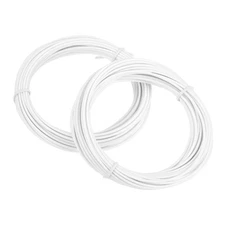 2 Pcs 3D Pen Filament, 1.75mm Dia 3.3ft Length, White