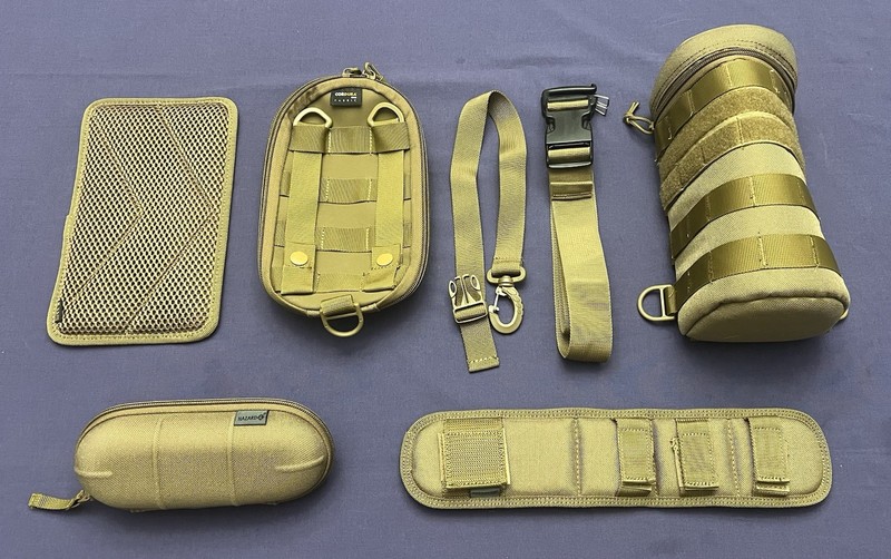 Hazard 4 & 5.11 Tactical Pad Hardshell Slig Bag Sunglass Case Shoulder Strap Lot