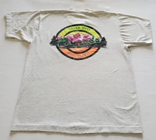 Screen Stars Best T-Shirt L Grand West Colorado Single Stitch USA Gray VTG *