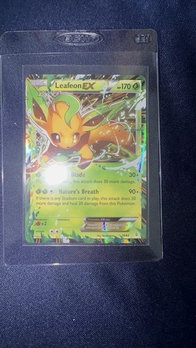 Pokémon TCG Leafeon EX Holo Rare Card 10/83 XY Generations
