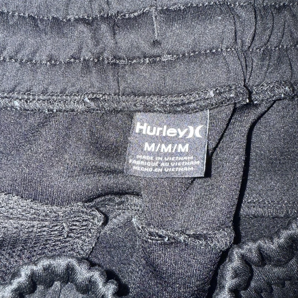 Pantalones deportivos Hurley Black Exist Active para hombre calce regular talla mediana Foto 3 de 4