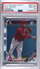2019 Bowman Draft Chrome Will Wilson #BDC-182 PSA 10 GEM MT 8d2