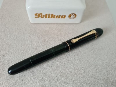 Pelikan IBIS 130 ''DF'' Kolbenfüller Füllhalter schwarz 1949-1954 Vintage