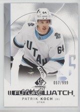 2024-25 SP Authentic Future Watch 57/999 Patrik Koch #157 1u6