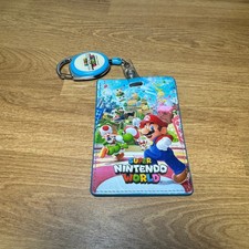 Universal Epic Universe Super Nintendo World Mario ID Badge Lanyard Holder