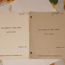 The Legend of Jesse James South Wind Original TV Script November 16, 1965 