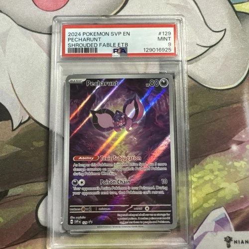 2024 POKEMON SVP EN-SV BLACK STAR PROMO #129 PECHARUNT PSA 9