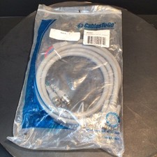 6' VGA to 5BNC Video Adapter, Woven Shield, 24AWG HD15/RGBHV PC CCTV DVR Gray