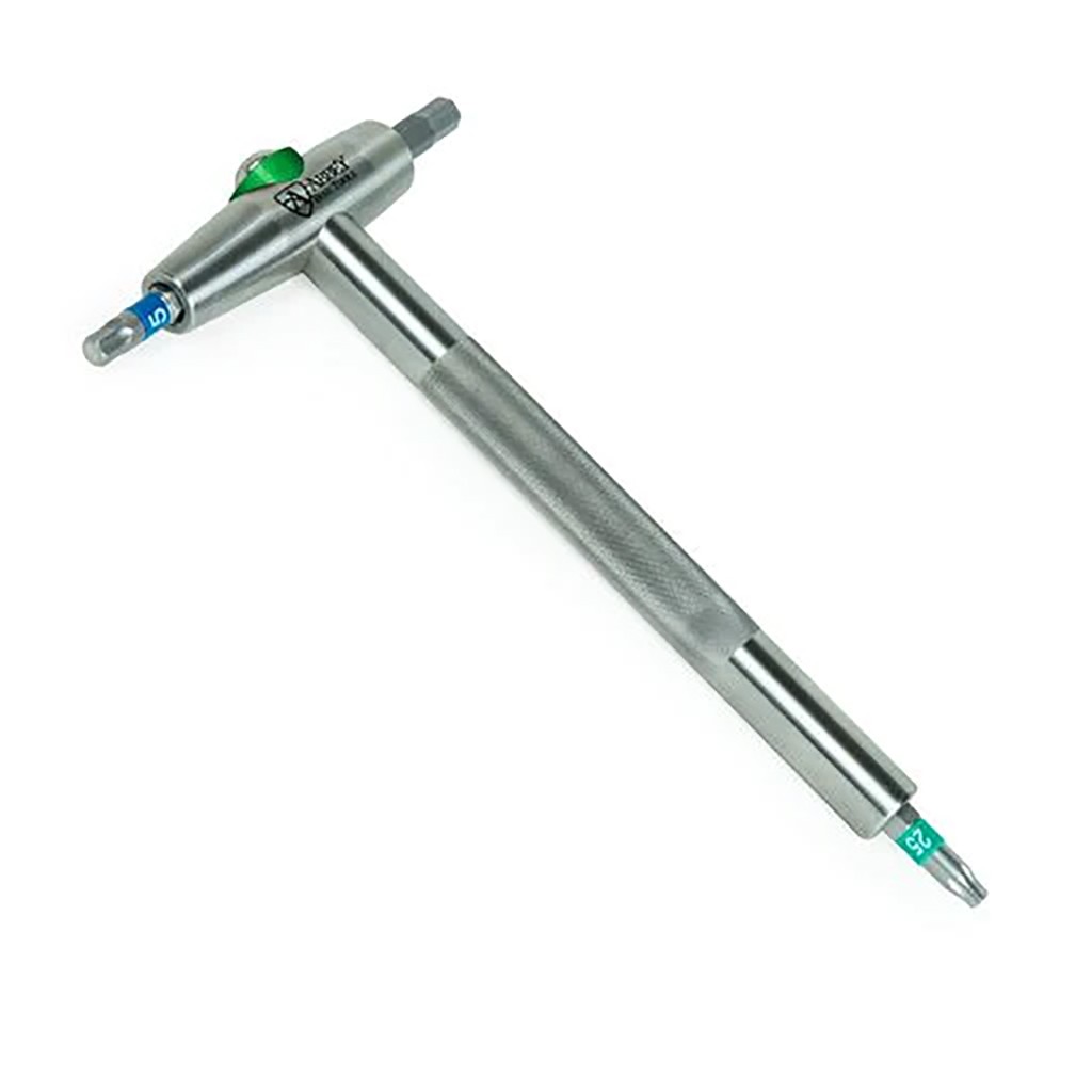 Т-образный мультиинструмент Abbey Tools с 4, 5 долотами T25