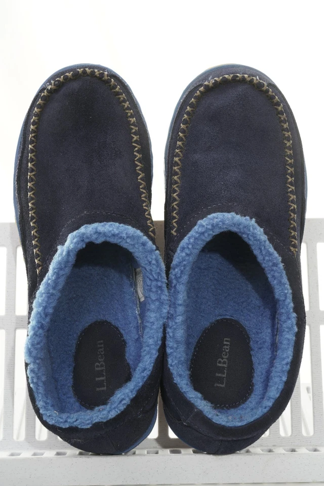 Zapatillas de invierno LL Bean Mountain mocasín rasguño para hombre talla 8 zapatos medianos Foto 2 de 4