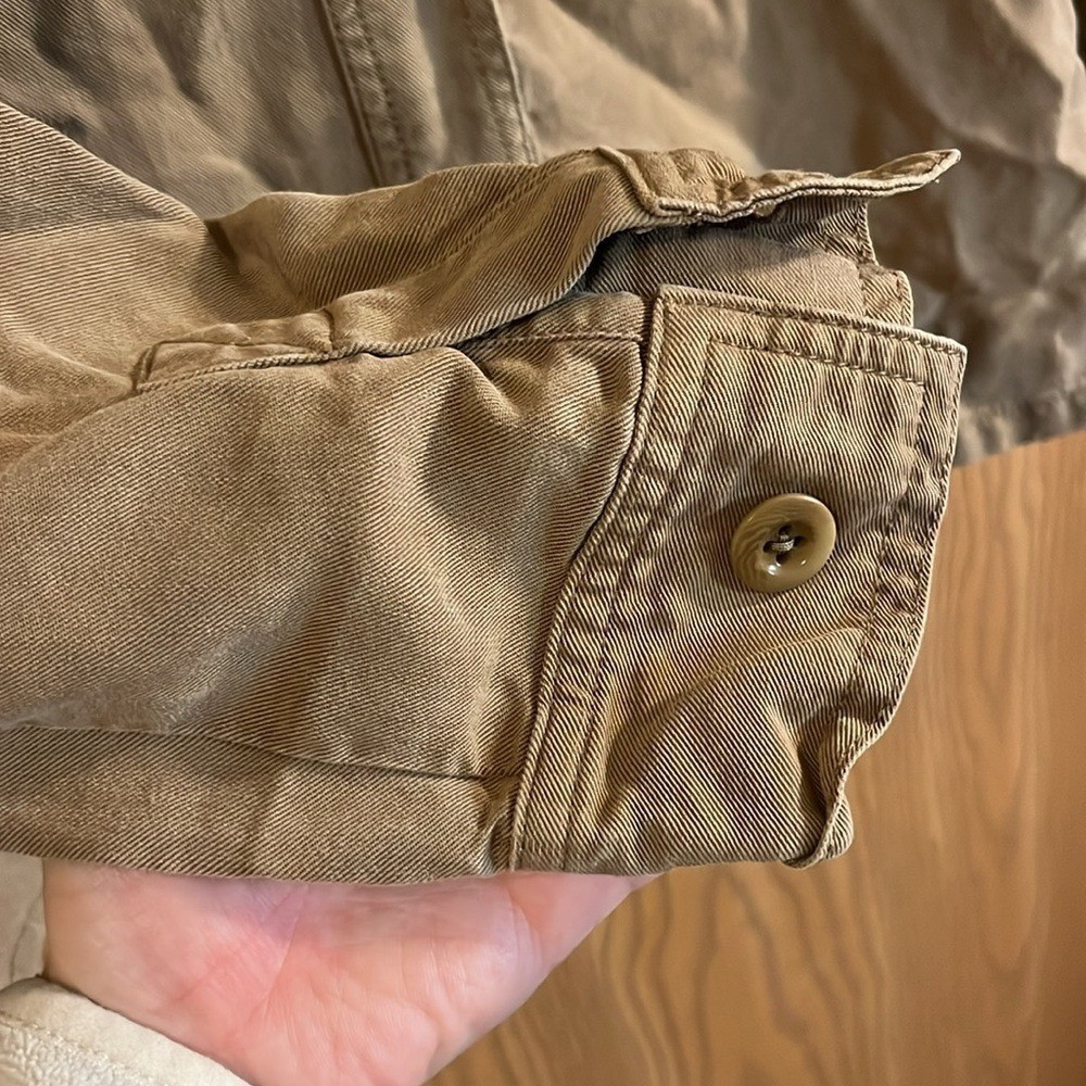 Pendleton Petite Tan Lightweight Button Down - image 5