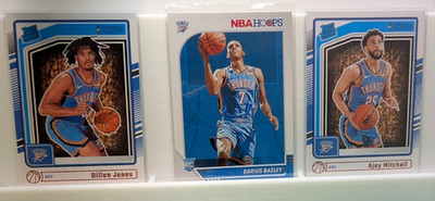 Panini OKC Oklahoma City Thunder ROOKIE BUNDLE (x3) Bazley Mitchell Jones