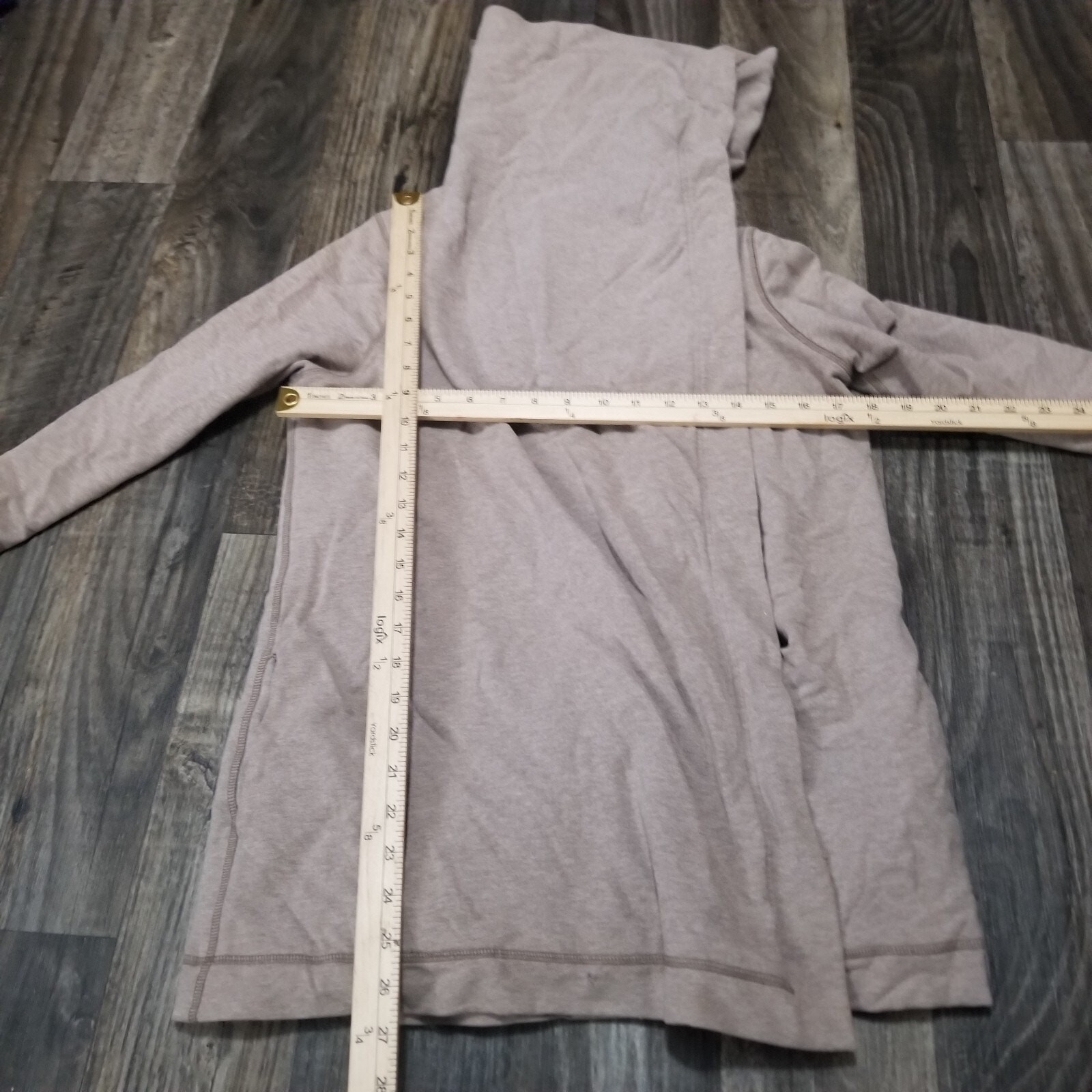 LULULEMON Asymmetric Snap Button Jacket Heathered… - image 2