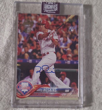 2025 topps archives signature series rhys hoskins rookie auto card Buyback  /25 . rookie card picture