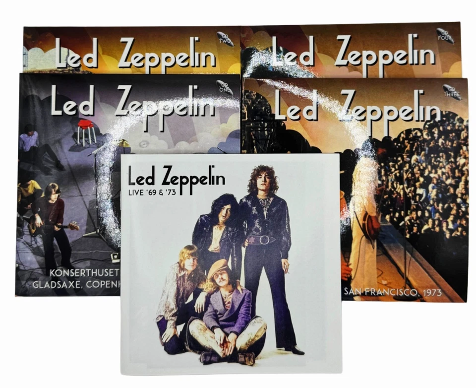 Led Zeppelin Live ’69 & ‘73 4 CD Box Set - NEW - Image 2 of 4