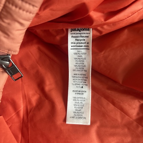 Patagonia Lost Canyon Vest Women's Large Sienna Clay Quilted Puffer 26875 NWT - Picture 6 of 6