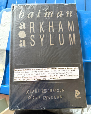 DC Comics Batman: Arkham Asylum Graphic Novel gebunden Deutsch signiert Limited