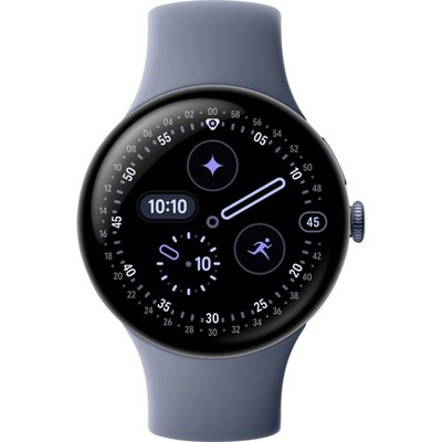 Google Pixel Watch 4 45 Wi-Fi Smartwatch Moonstone (150-215) Fluorelastomer