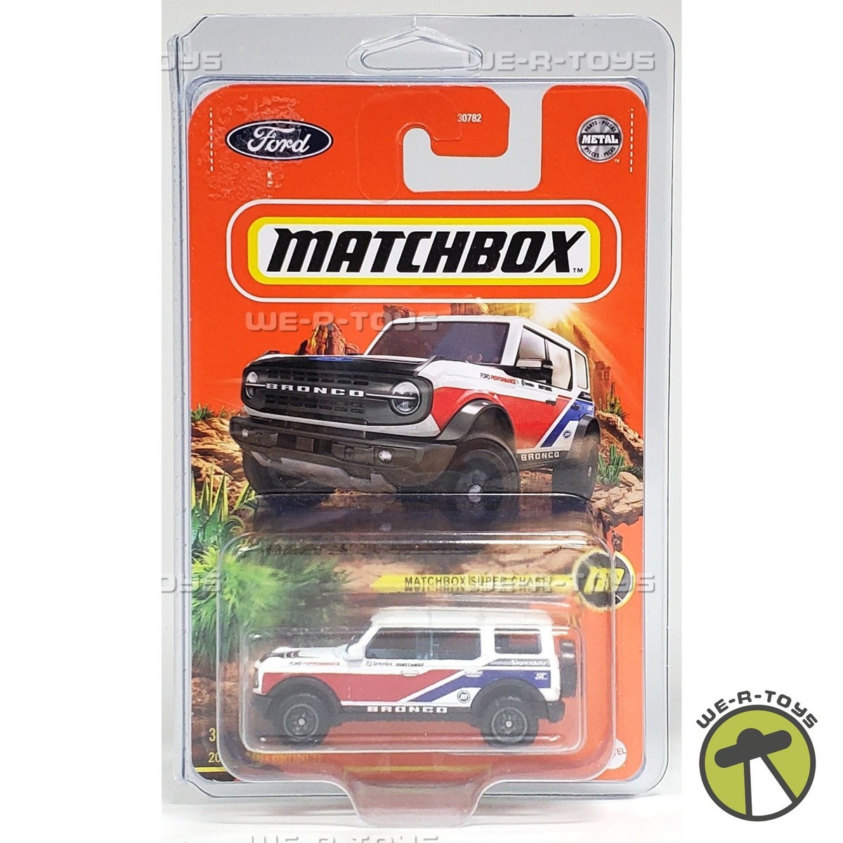 Matchbox Super Chase 2021 Ford Bronco Vehicle 30782 Mattel NRFP