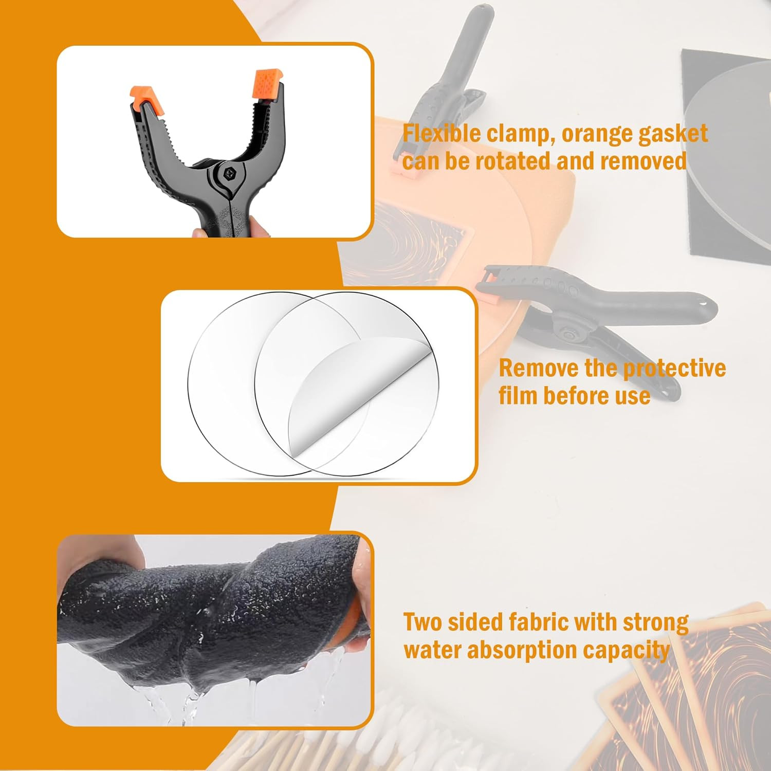 Trade Card Flattening Kit, Card Care Accessory Pack, Scratch Repair Surface Care