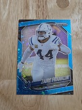 2025 Prizm ZAIRE FRANKLIN Blue Disco Prizm /125 #91 No Huddle Colts SP