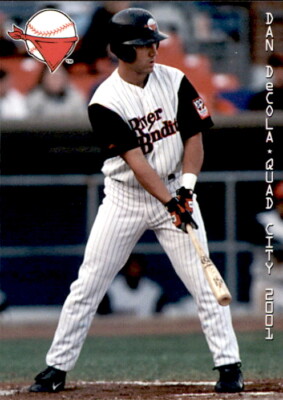 2001 Quad City River Bandits Grandstand #5 Dan DeCola Chicora Pennsylvania Card