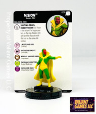 Marvel Heroclix Vision 006 w/ Card Avengers Defenders Set