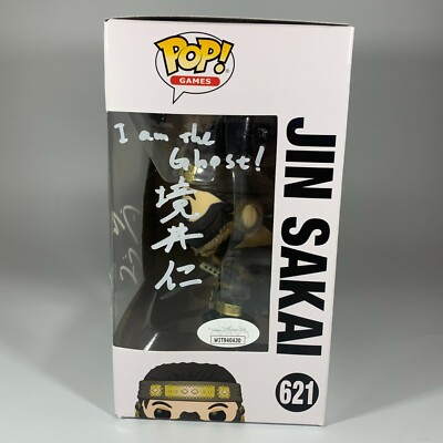 DAISUKE TSUJI Signed GHOST OF TSUSHIMA JIN SAKAI FUNKO POP Vinyl