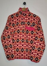 Patagonia Synchilla Snap T Aztec Fleece Pullover Small Women EUC