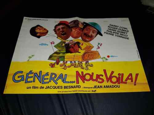 Affiche de cinéma d'époque du film: GENERAL NOUS VOILA de 1978 (40x60cm) - Photo 1/1