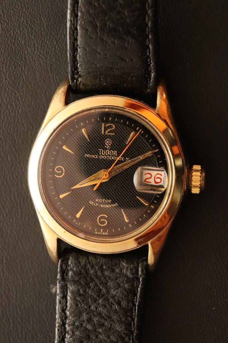 C 1959 TUDOR Prince Oysterdate 31 Ref # 7911 w/ Original Waffle