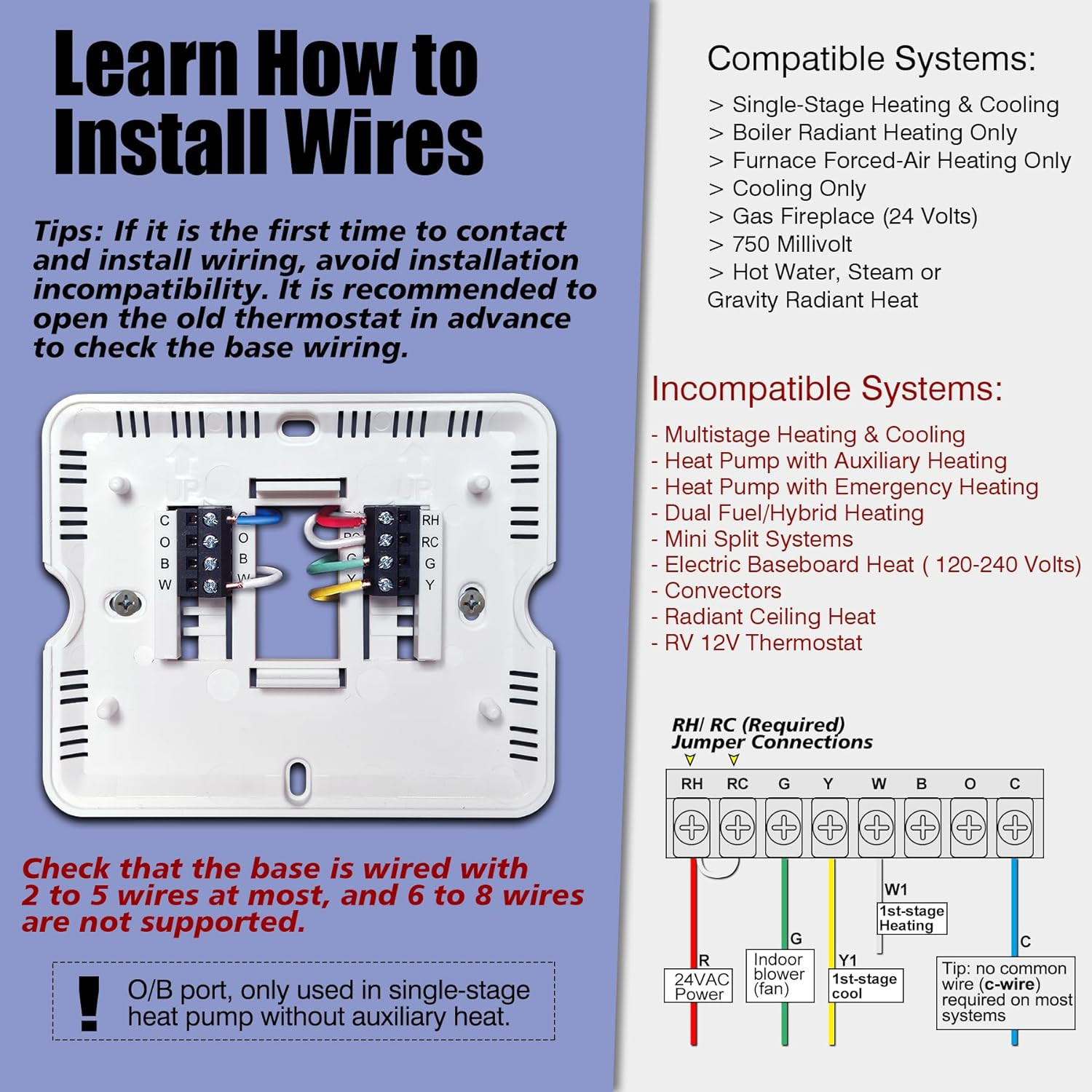 Wiring Diagram Baseboard Smart Thermostat Programmable Thermostat