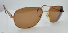 Vintage Lawrence Eyewear Tom Bronze Metal Sunglasses Italy FRAMES ONLY