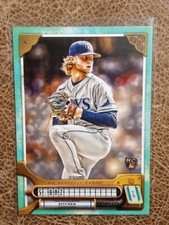 2022 Topps Gypsy Queen SHANE BAZ #91 Tampa Bay Rays Turquoise Rookie #/199