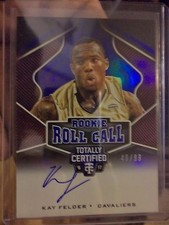 2016-17 PANINI TOTALLY CERTIFIED KAY FELDER RC / 99 ON CARD AUTO CAVALIERS !