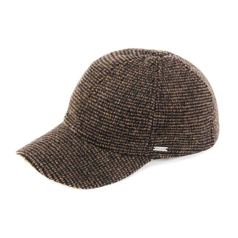 Berretto Baseball Unisex In Poliestere - Colore Marrone/Beige, Chiusura In Metallo Regolabile, Ideale Per Golf, Lavoro, Tempo Libero
