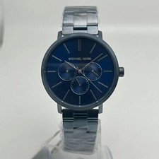 Michael Kors Blake Navy-Tone PVD Steel Blue Dial Quartz Mens Watch MK8704