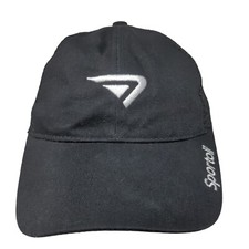 Sportoli Boy's Snapback Mesh Back Hat Black Adjustable Embroidered Logo