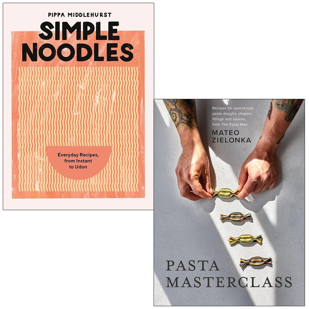 Mateo Zielonka Unisex Simple Noodles By Pippa Middlehurst & Pasta Masterclass By 2 Books Collection Set - Image 2