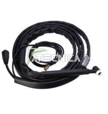 Torcia WP-17V-gas raffreddato per saldatura TIG con cavo da 4 mt rapido 16/25