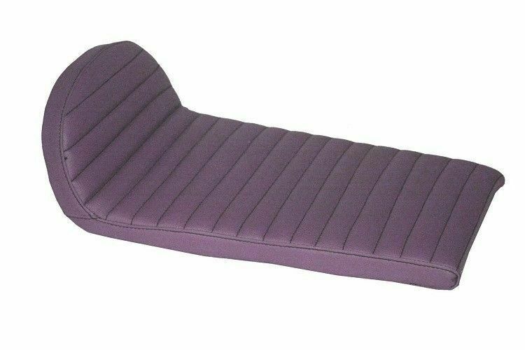 Benelli Mojave Seat Purple Color Faux Leather Cafe Racer 260 360 Bikes