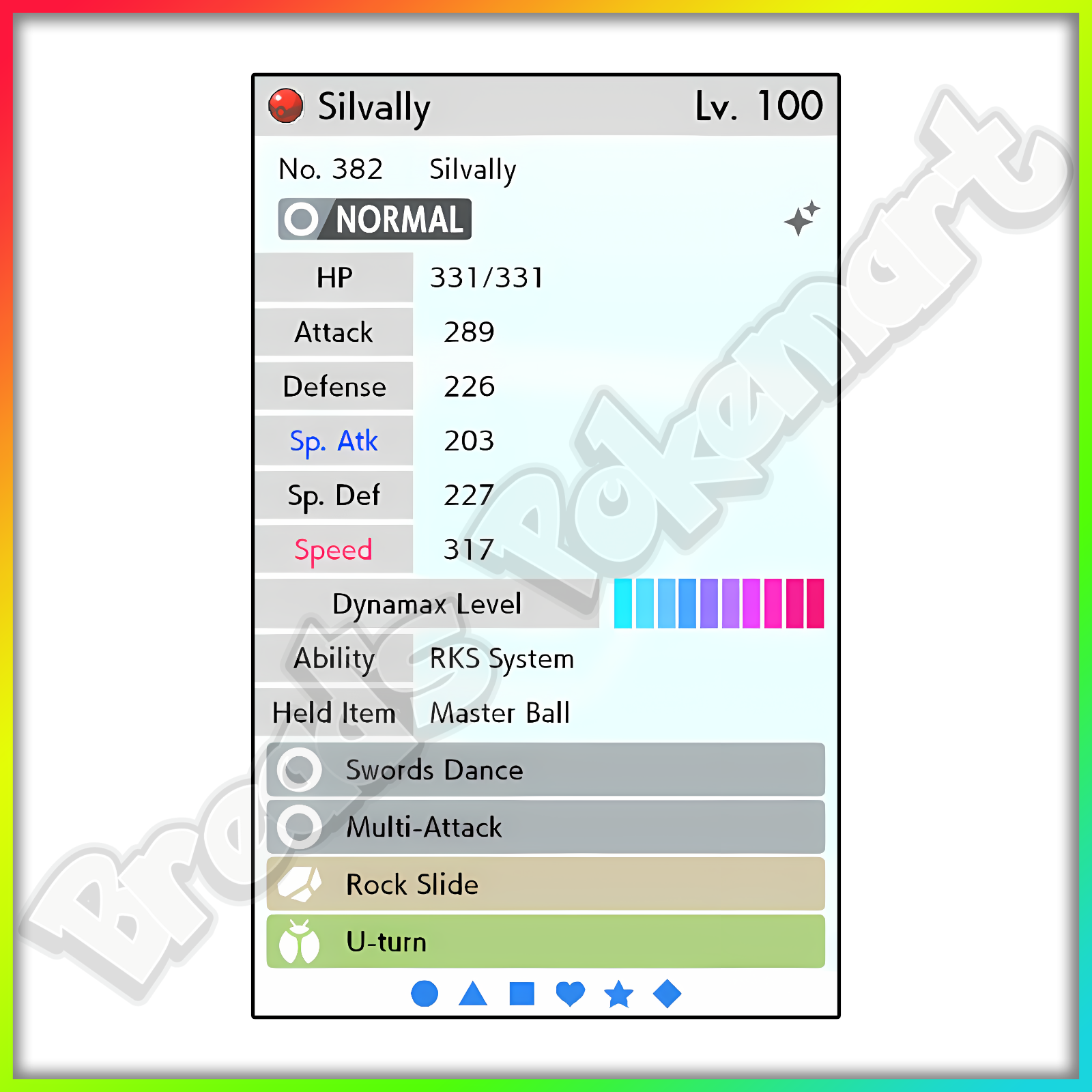 Pokemon 11784 Shiny Mega Silvally Dragon Pokedex: Evolution, Moves,  Location, Stats