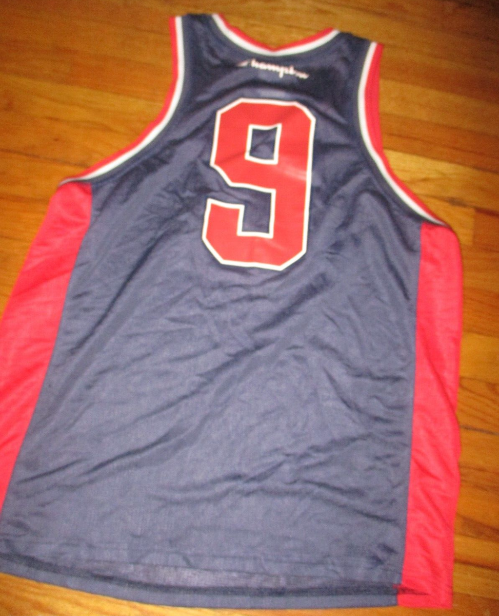 TEAM USA BASKETBALL #9 Michael Jordan Jersey Large Champion TEAM USA BASKETBALL #9 Michael Jordan Jersey Large Champion