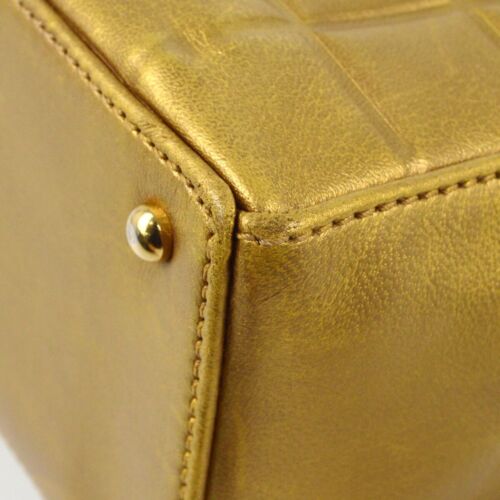 Chanel Gold Lambskin Choco Bar Shoulder Bag XX01401 - Picture 6 of 12