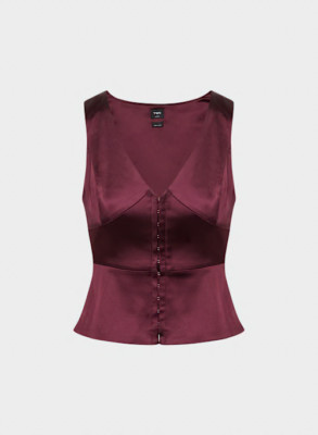 Aritzia Ten Canape Satin Top - Size XS - New With Tags